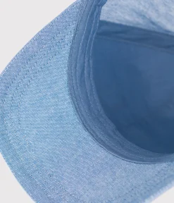 Petit Bateau Accessoires, Mützen, Caps*Kinder-Cap aus hellem Denim DENIM TRES CLAIR