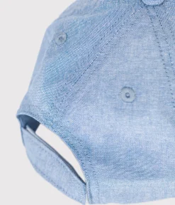 Petit Bateau Accessoires, Mützen, Caps*Kinder-Cap aus hellem Denim DENIM TRES CLAIR