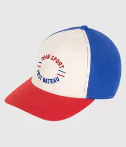 Petit Bateau Accessoires, Mützen, Caps*Kinder-Cap 'Team Sport' aus Baumwolle ROT AVALANCHE/ AURORA