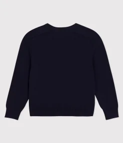 Petit Bateau Sweatshirts, Pullover, Cardigans*Kinder-Cardigan aus Baumwolle für Jungen blau SMOKING
