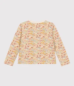 Petit Bateau Sweatshirts, Pullover, Cardigans*Kinder-Cardigan aus Doppeljersey für Mädchen AVALANCHE/ CUIVRE/ MULTICO