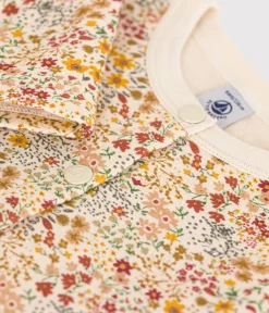 Petit Bateau Sweatshirts, Pullover, Cardigans*Kinder-Cardigan aus Doppeljersey für Mädchen AVALANCHE/ CUIVRE/ MULTICO