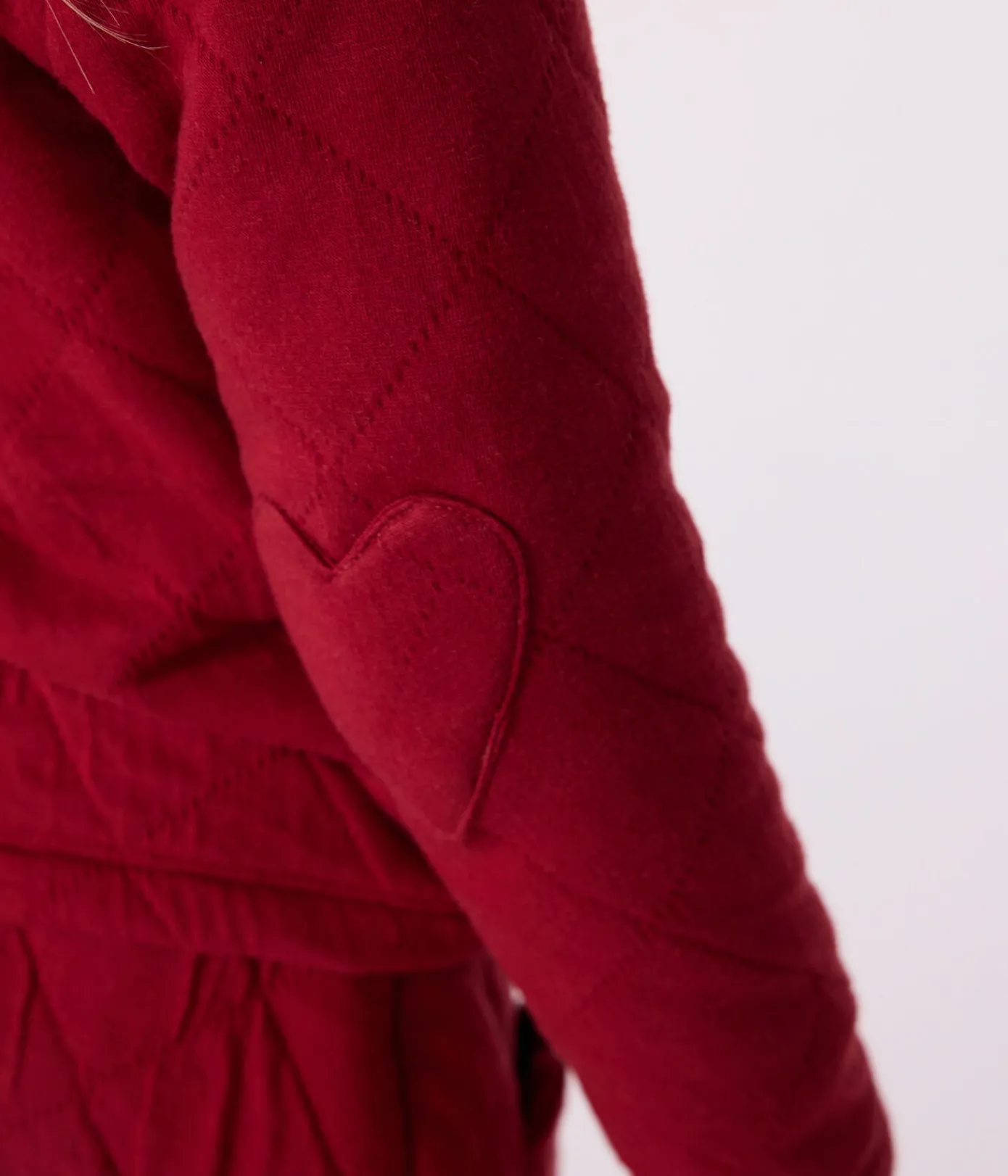 Petit Bateau Sweatshirts, Pullover, Cardigans*Kinder-Cardigan aus einfarbiger Baumwolle AMARANTE