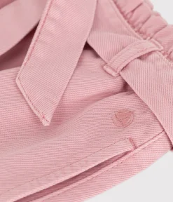 Petit Bateau Shorts, Hosen, Leggings*Kinder-Hose aus Baumwoll-/Lyocell-Mischgewebe. rosa CHARME