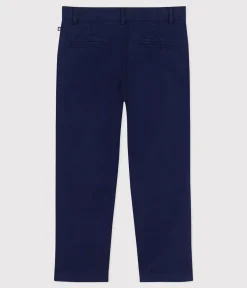Petit Bateau Shorts, Jeans, Hosen*Kinder-Hose aus Chino für Jungen blau MEDIEVAL