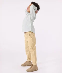 Petit Bateau Shorts, Jeans, Hosen*Kinder-Hose aus Chino für Jungen beige FACILE