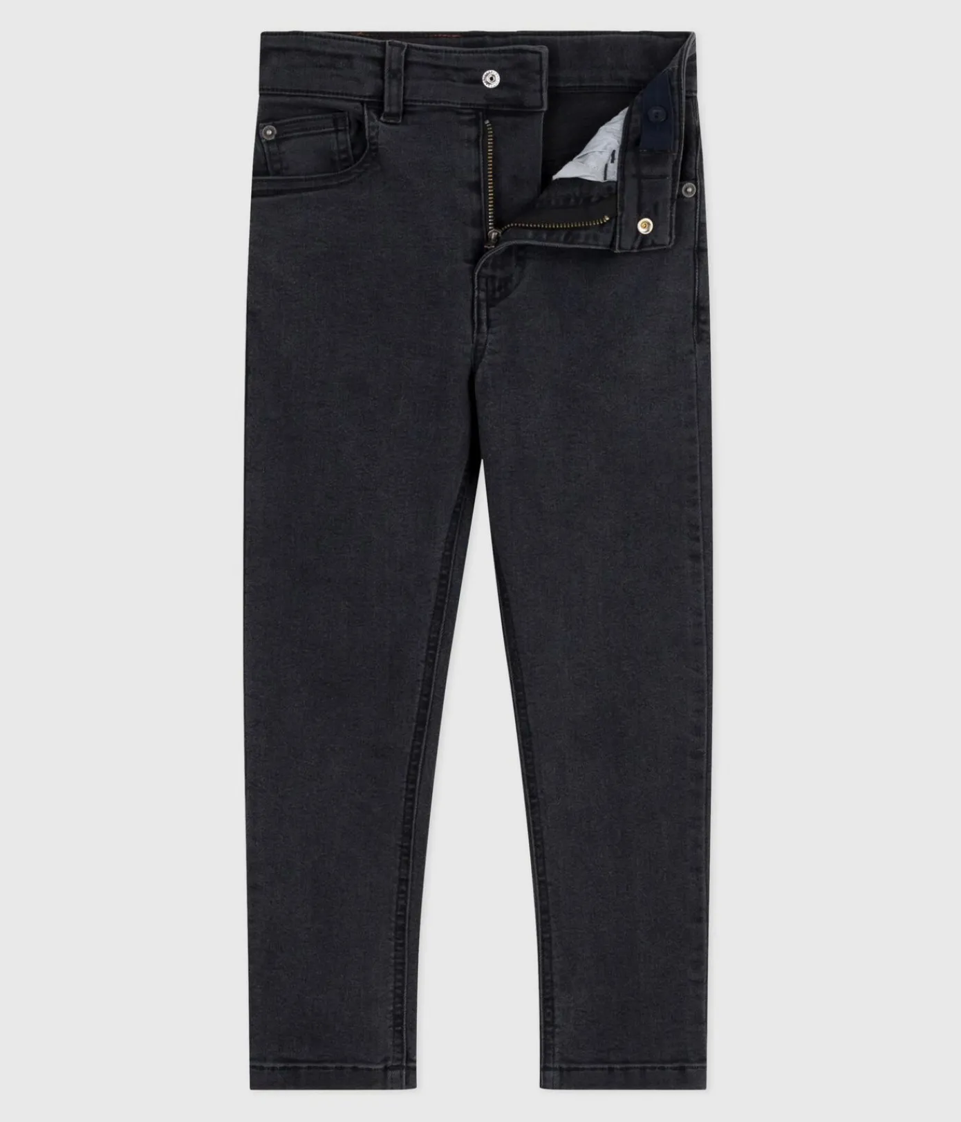 Petit Bateau Shorts, Jeans, Hosen*Kinder-Hose aus Denim schwarz NOIR DELAVE