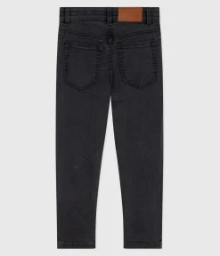Petit Bateau Shorts, Jeans, Hosen*Kinder-Hose aus Denim schwarz NOIR DELAVE