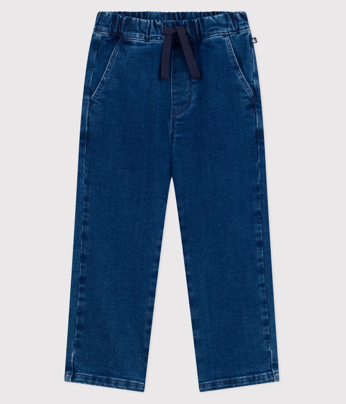 Petit Bateau Shorts, Jeans, Hosen*Kinder-Hose aus Denim grün BRUT MOYEN
