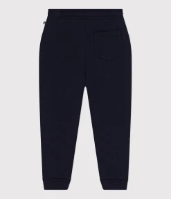 Petit Bateau Shorts, Jeans, Hosen*Kinder-Hose aus Doppeljersey für Jungen blau SMOKING