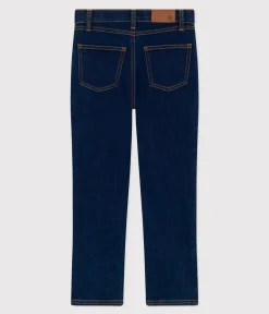 Petit Bateau Shorts, Hosen, Leggings*Kinder-Hose in Slim Fit Passform aus Denim für Mädchen blau DENIM BRUT