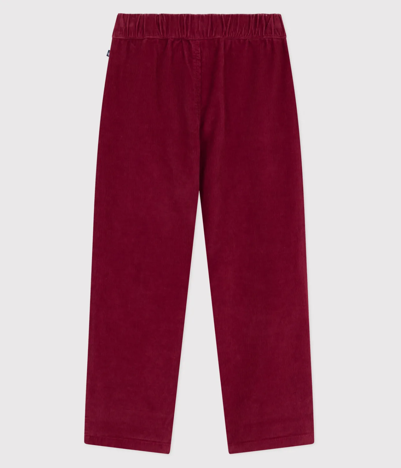 Petit Bateau Shorts, Jeans, Hosen*Kinder-Hose mit geradem Schnitt aus einfarbigem Fein-Cord AMARANTE