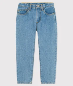 Petit Bateau Shorts, Jeans, Hosen*Kinder-Hose mit geradem Schnitt aus Denim für Jungen ULTRA BLEACH