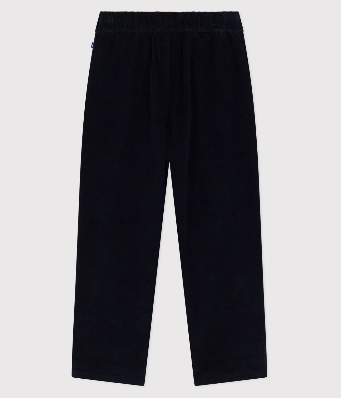 Petit Bateau Shorts, Jeans, Hosen*Kinder-Hose mit geradem Schnitt aus einfarbigem Fein-Cord blau SMOKING
