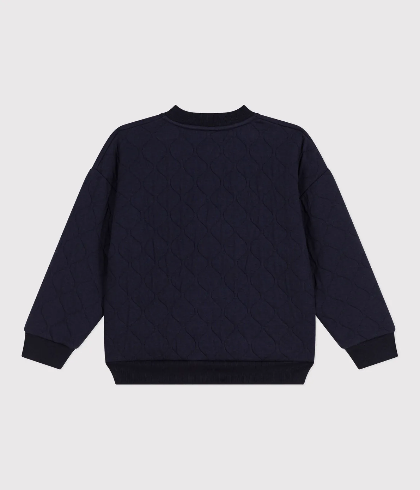 Petit Bateau Sweatshirts, Pullover, Cardigans*Kinder-Jacke aus Doppeljersey für Jungen blau SMOKING
