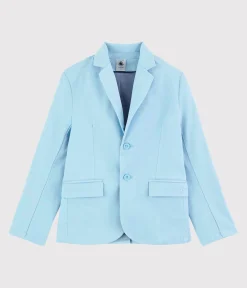 Petit Bateau Mäntel, Jacken, Regenjacken|Mäntel, Jacken, Regenjacken*Kinderjacke aus Sergestoff für Jungen blau JASMIN