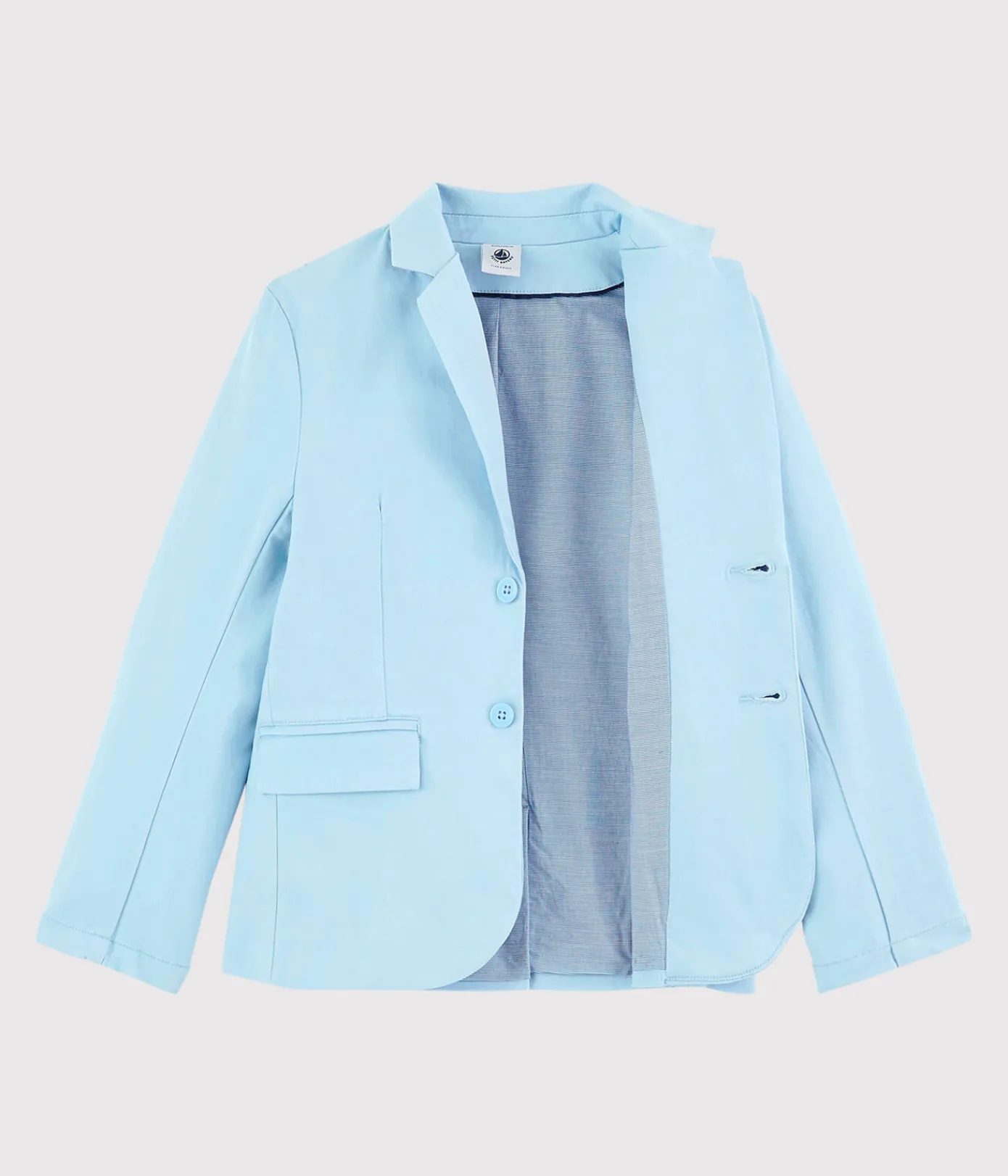 Petit Bateau Mäntel, Jacken, Regenjacken|Mäntel, Jacken, Regenjacken*Kinderjacke aus Sergestoff für Jungen blau JASMIN