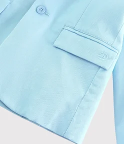 Petit Bateau Mäntel, Jacken, Regenjacken|Mäntel, Jacken, Regenjacken*Kinderjacke aus Sergestoff für Jungen blau JASMIN