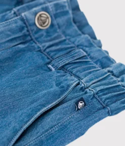 Petit Bateau Shorts, Hosen, Leggings*Kinder-Jeanshose blau DENIM CLAIR