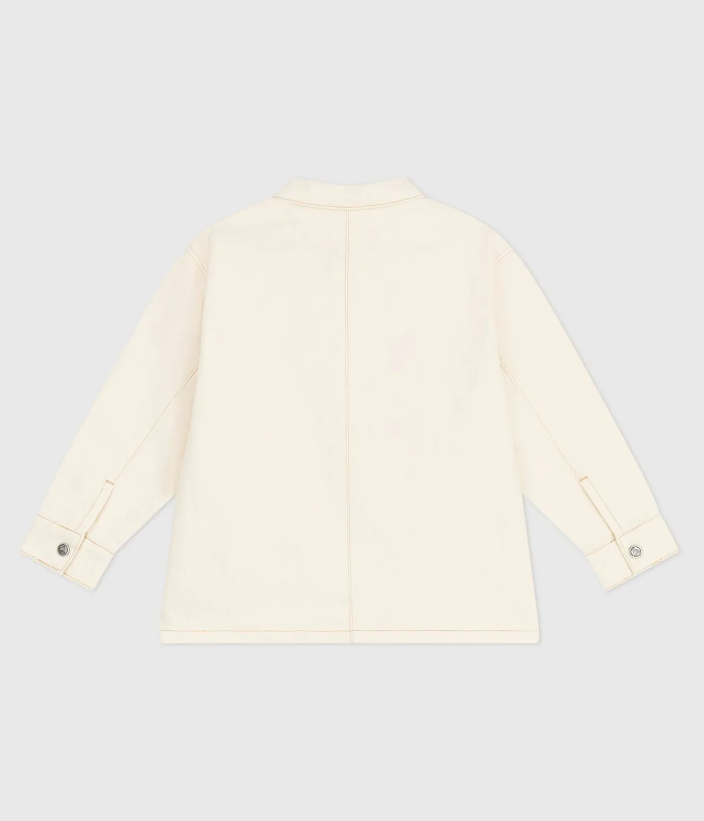 Petit Bateau Mäntel, Jacken, Regenjacken*Kinder-Jeansjacke einfarbig naturfarben MILK