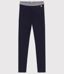 Petit Bateau Shorts, Hosen, Leggings*Kinder-Jeggings aus Baumwolle mit Elastan für Mädchen blau SMOKING