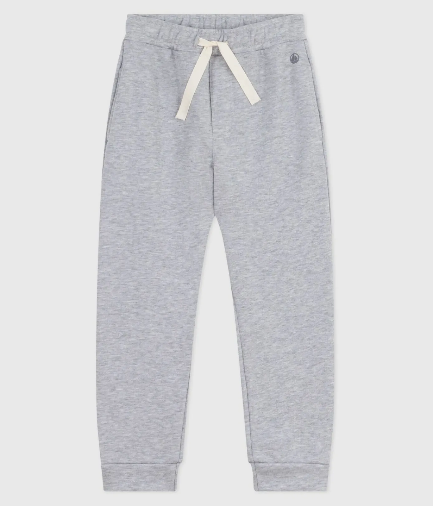 Petit Bateau Shorts, Jeans, Hosen*Kinder-Jogginghose aus einfarbiger Baumwolle grau FUMEE CHINE