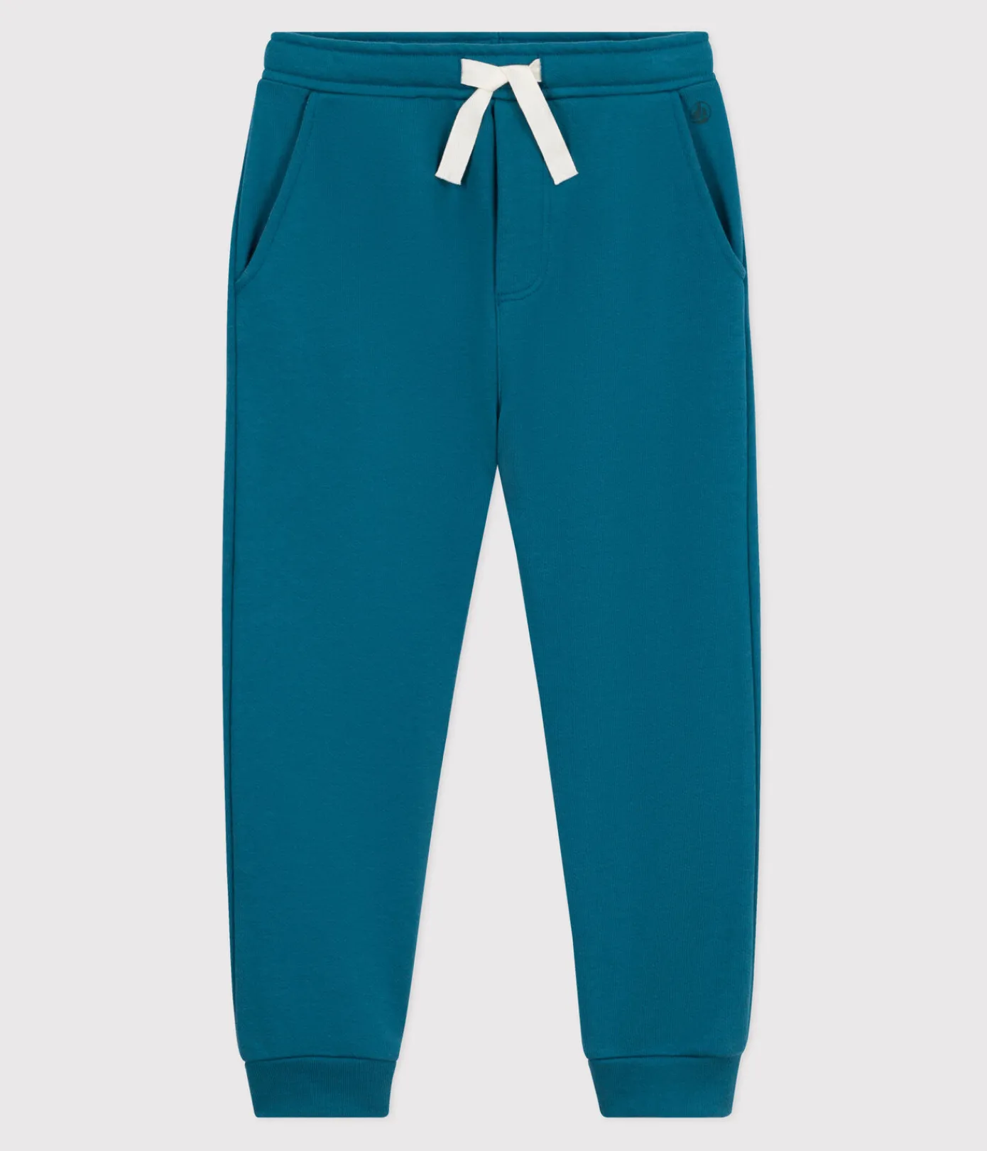 Petit Bateau Shorts, Jeans, Hosen*Kinder-Jogginghose aus einfarbiger Baumwolle grün DRAGONFLY