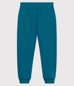 Petit Bateau Shorts, Jeans, Hosen*Kinder-Jogginghose aus einfarbiger Baumwolle grün DRAGONFLY