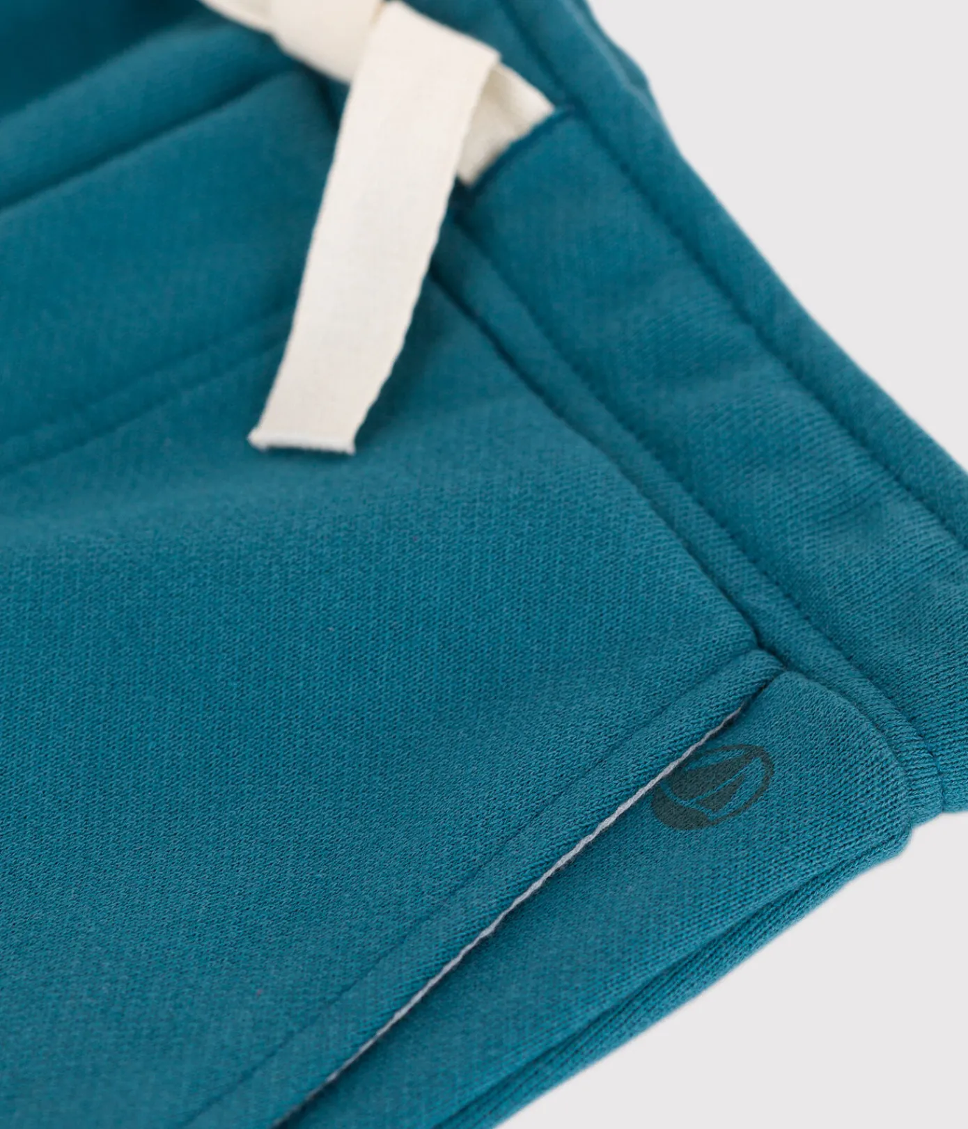 Petit Bateau Shorts, Jeans, Hosen*Kinder-Jogginghose aus einfarbiger Baumwolle grün DRAGONFLY