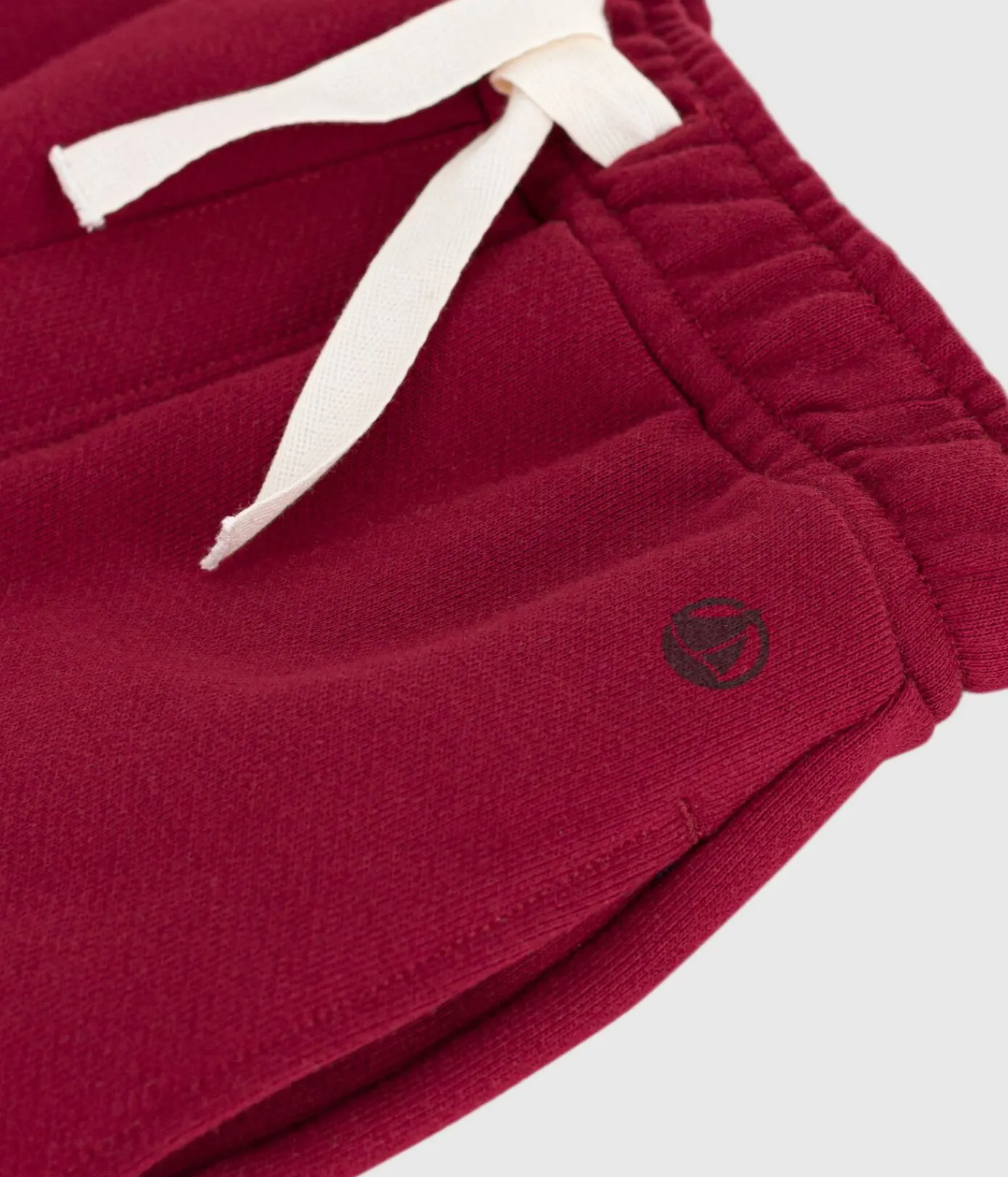 Petit Bateau Shorts, Jeans, Hosen*Kinder-Jogginghose aus einfarbiger Baumwolle AMARANTE