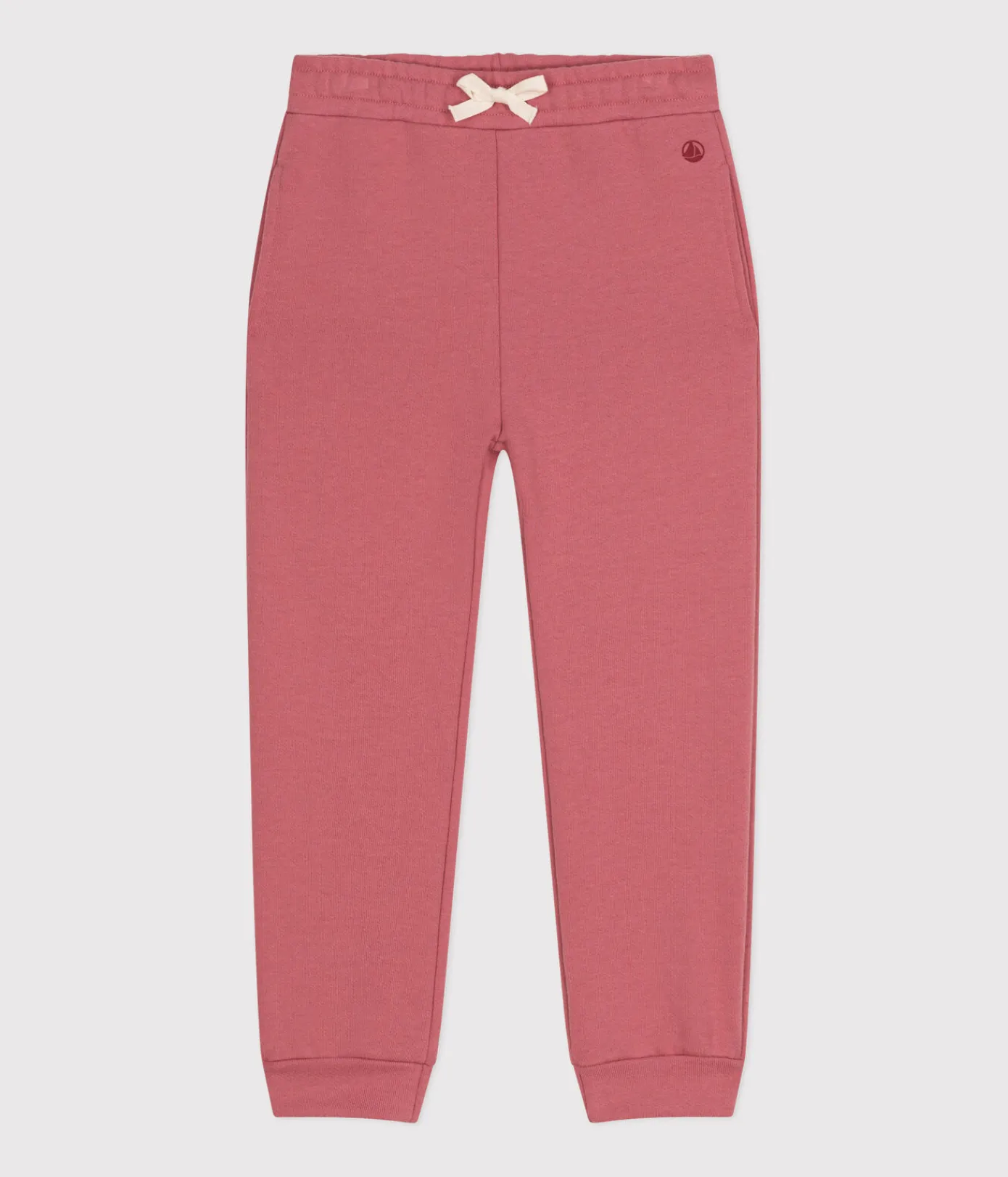 Petit Bateau Shorts, Hosen, Leggings*Kinder-Jogginghose aus Molton für Mädchen rosa ROSEWOOD