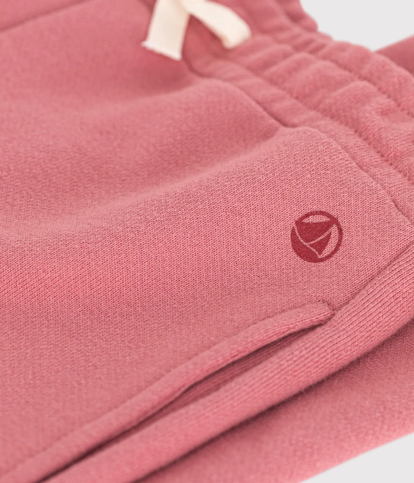 Petit Bateau Shorts, Hosen, Leggings*Kinder-Jogginghose aus Molton für Mädchen rosa ROSEWOOD