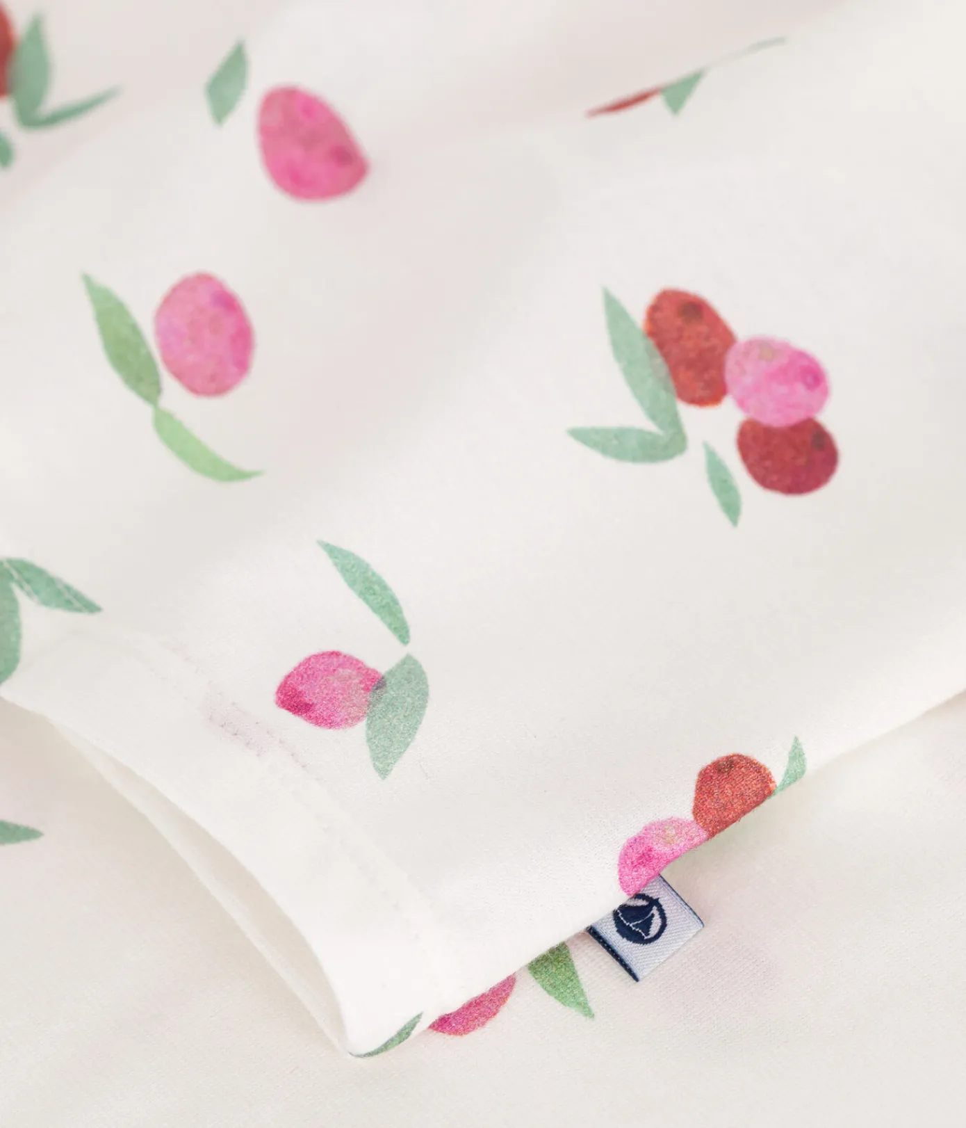 Petit Bateau Schlafanzüge, Nachthemden*Kinder-Kurzpyjama aus Baumwolle mit Frucht-Motiv weiss MARSHMALLOW/weiss MULTICO