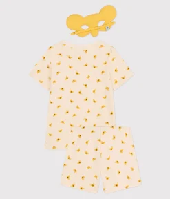 Petit Bateau Schlafanzüge, Pyjamas|Schlafanzüge, Nachthemden*Kinder-Kurzpyjama aus Baumwolle im Koala-Verkleidungs-Look weiss AVALANCHE/ MULTICO