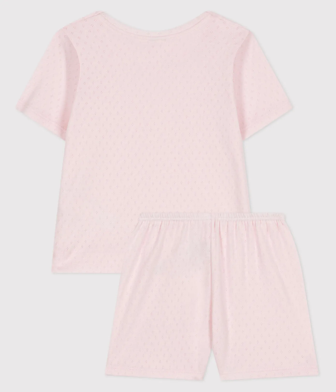 Petit Bateau Schlafanzüge, Nachthemden*Kinder-Kurzpyjama aus Baumwolle rosa FLEUR