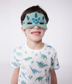 Petit Bateau Schlafanzüge, Pyjamas|Schlafanzüge, Nachthemden*Kinder-Kurzpyjama zum Verkleiden aus Baumwolle mit Dinos weiss MARSHMALLOW/weiss MULTICO