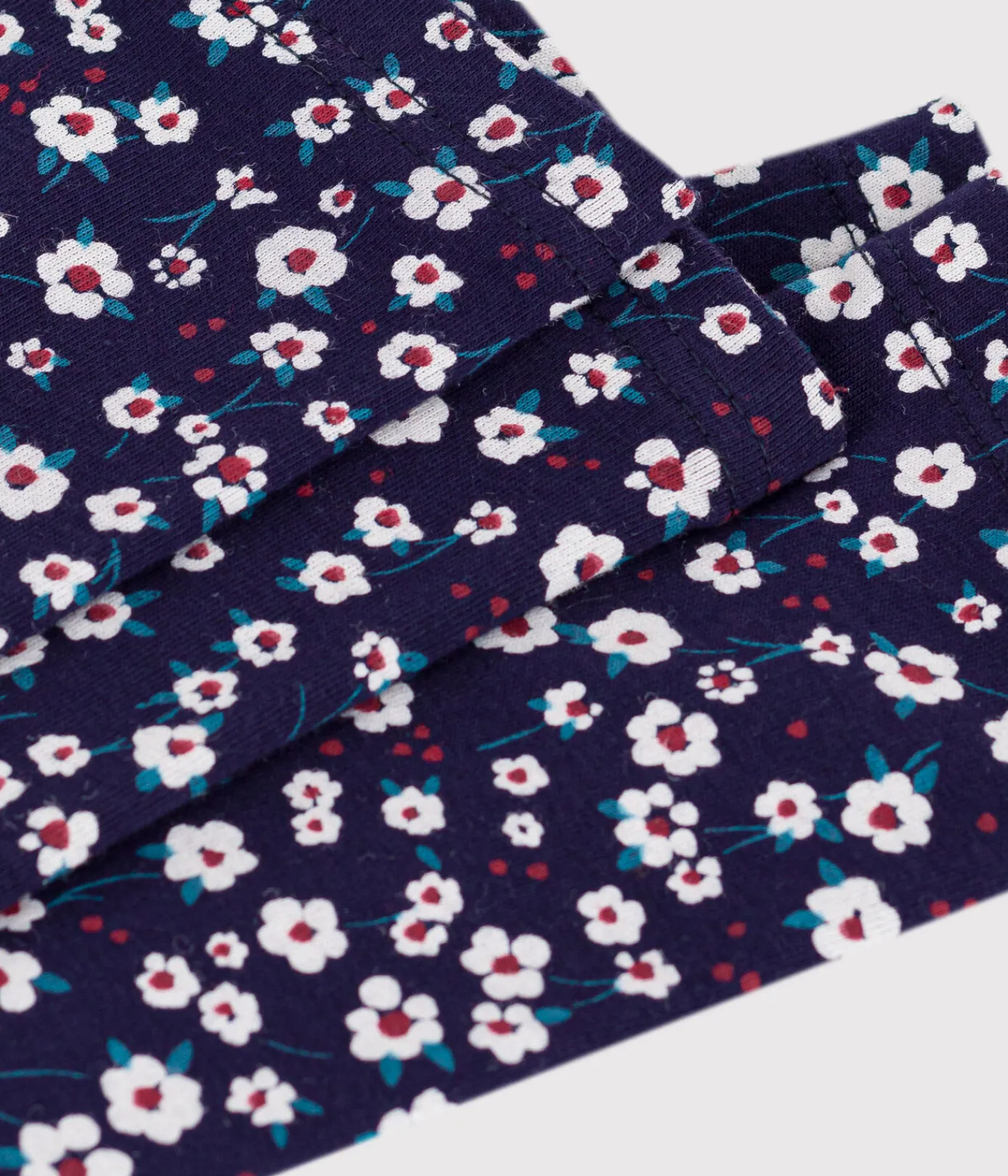 Petit Bateau Shorts, Hosen, Leggings*Kinder-Leggings aus einfarbiger Baumwolle mit Muster blau SOIR/ MULTICO