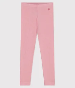 Petit Bateau Shorts, Hosen, Leggings*Kinder-Leggings aus einfarbiger Baumwolle rosa CHARME
