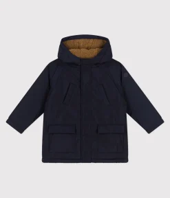 Petit Bateau Mäntel, Jacken, Regenjacken*Kinder-Parka für Mädchen und Jungen blau SMOKING