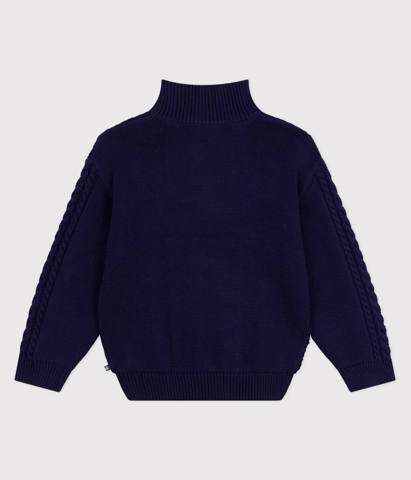 Petit Bateau Sweatshirts, Pullover, Cardigans*Kinder-Pullover mit Stehkragen aus einfarbiger Baumwolle SOIR