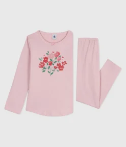 Petit Bateau Schlafanzüge, Nachthemden*Kinder-Pyjama aus Baumwolle rosa JOLI