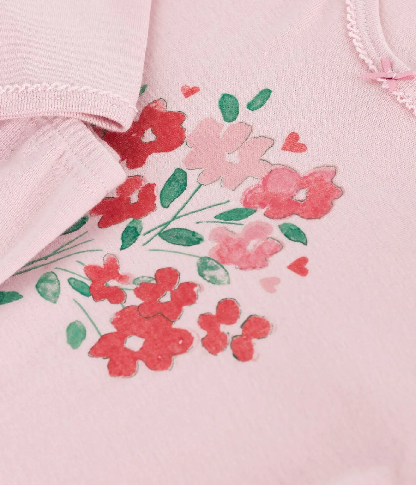 Petit Bateau Schlafanzüge, Nachthemden*Kinder-Pyjama aus Baumwolle rosa JOLI