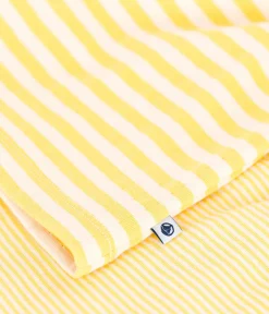 Petit Bateau Schlafanzüge, Pyjamas|Schlafanzüge, Nachthemden*Kinder-Pyjama aus Doppeljersey mit Streifen ORGE/ AVALANCHE