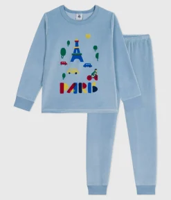 Petit Bateau Schlafanzüge, Pyjamas*Kinder-Pyjama aus Nicki ADRIATIC