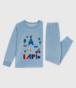 Petit Bateau Schlafanzüge, Pyjamas*Kinder-Pyjama aus Nicki ADRIATIC