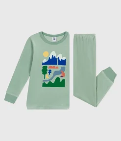 Petit Bateau Schlafanzüge, Pyjamas*Kinder-Pyjama aus Nicki SAULE