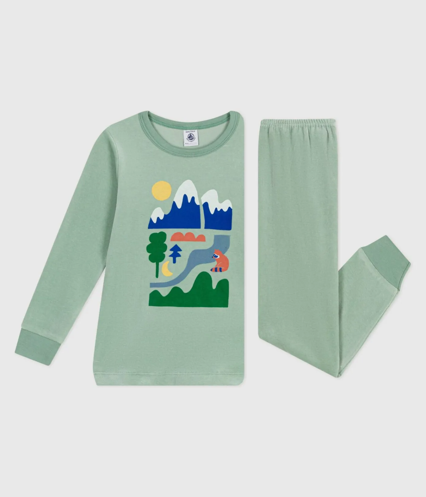 Petit Bateau Schlafanzüge, Pyjamas*Kinder-Pyjama aus Nicki SAULE