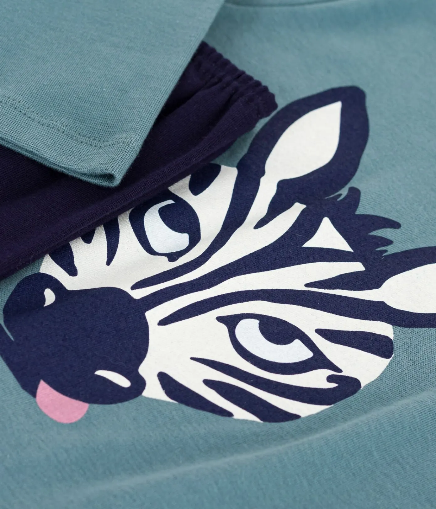 Petit Bateau Schlafanzüge, Pyjamas*Kinder-Pyjama aus Nicki SOIR/ GOBELIN