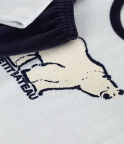 Petit Bateau Schlafanzüge, Pyjamas*Kinder-Pyjama aus Nicki SOIR/ CO2