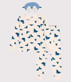 Petit Bateau Schlafanzüge, Pyjamas|Schlafanzüge, Nachthemden*Kinder-Pyjama zum Verkleiden aus Baumwolle mit Walross-Motiv weiss AVALANCHE/ MULTICO